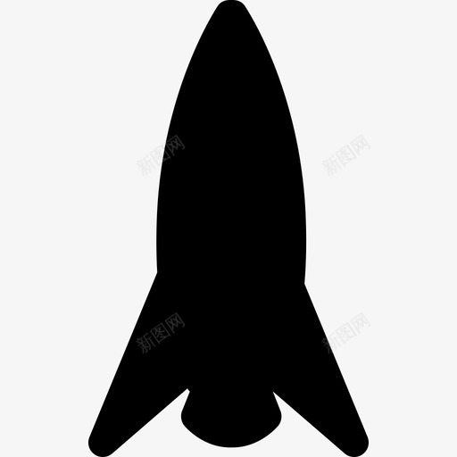 火箭黑体运输外太空图标svg_新图网 https://ixintu.com 外太空 火箭黑体 运输