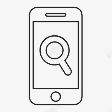 智能手机搜索升级图标图标