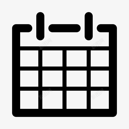 日历秘书办公室图标svg_新图网 https://ixintu.com maudlin 办公室 商务 在办公室 工作 放大 日历 服装 清洁 秘书 蛋糕