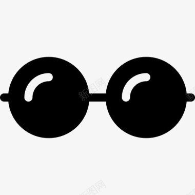 太阳镜双焦点隐形眼镜图标图标