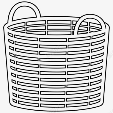 采购产品洗衣篮洗衣篮篮子图标图标
