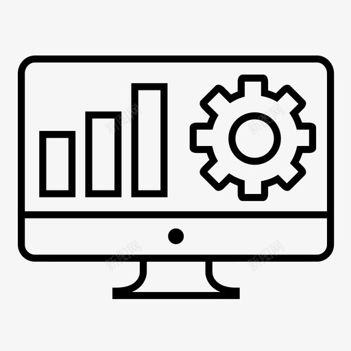 电脑分析搜索引擎优化研究图标svg_新图网 https://ixintu.com 图表 工程 扫描电镜和网页线图标 搜索引擎优化 效率 电脑分析 研究 编程 设置