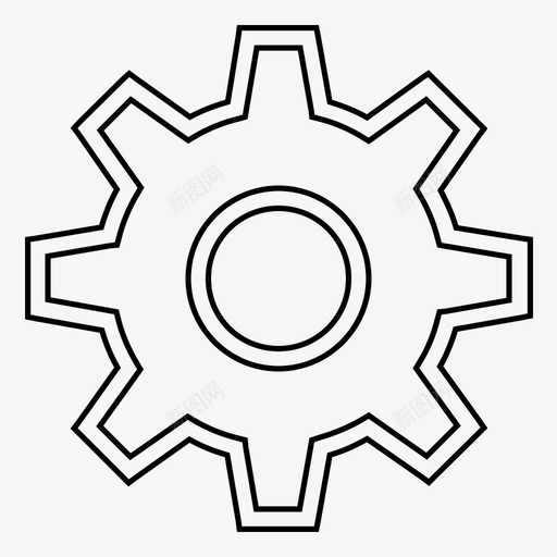 设置数据齿轮图标svg_新图网 https://ixintu.com 数据 样式 程序 设置 设置选项齿轮 选项 首选项 齿轮