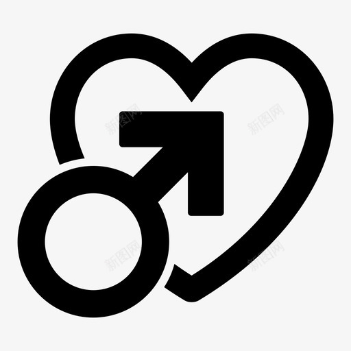 男人的爱性感浪漫图标svg_新图网 https://ixintu.com 性感 恋爱 情人节 情色 浪漫 爱情 男人 男人的爱 迷恋