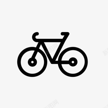 自行车减法运动图标图标