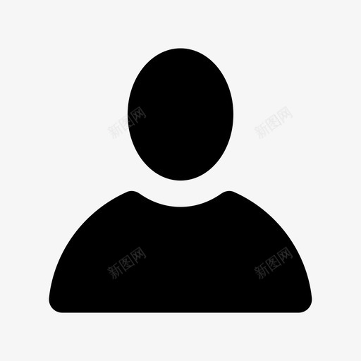 头像用户影子图标svg_新图网 https://ixintu.com 人 人化身材料设计图标 头像 影子 用户 男 男孩 脸 身体