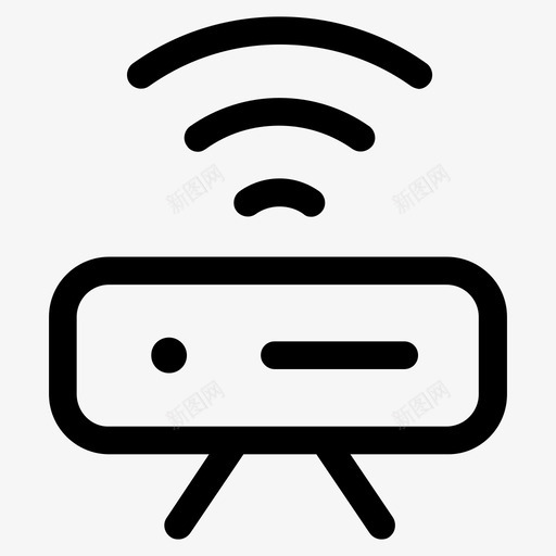 路由器wifi已售出图标svg_新图网 https://ixintu.com wifi 保留 已售出 技术线路图标 无线 无设备 粗体 调制解调器 路由器 连接 金色