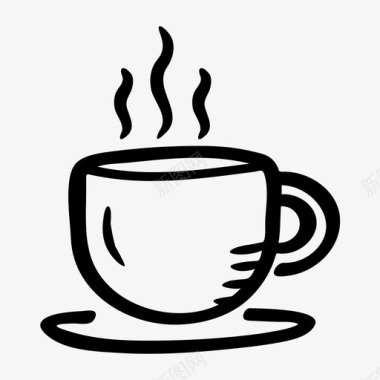 一杯咖啡烘焙早晨图标图标