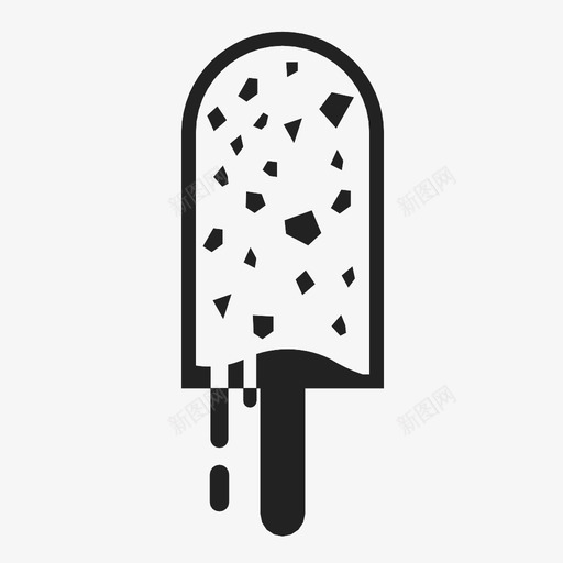 冰淇淋夏天冰棒图标svg_新图网 https://ixintu.com 冰棍 冰棒 冰淇淋 冰激凌 冰镇棒棒糖 冷冻汽水 夏天 巧克力 甜点 软糖 食物