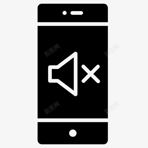静音调低音量柔和图标svg_新图网 https://ixintu.com 手机 手机和服务第3卷稳定 无声音 柔和 调低音量 静音 音量 音频