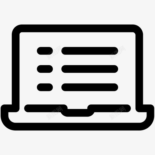 清单文本提醒图标svg_新图网 https://ixintu.com 书写 备忘录 技术行图标 提醒 文本 注释 清单 编辑 计算机 设备 项目