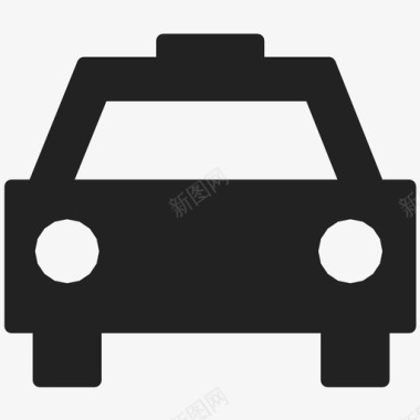 出租车优步交通图标图标