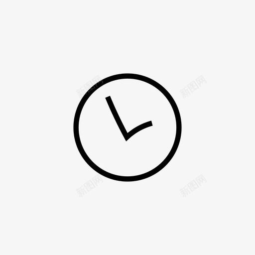 时钟大手圆圈图标svg_新图网 https://ixintu.com 圆圈 大手 小手 手表 时钟 时间 确认 视觉 预测