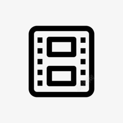 停车标志剪辑艺术电影视频显示图标高清图片