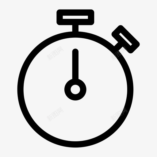 秒表时间售出图标svg_新图网 https://ixintu.com 保持 否 售出 时钟 时间 流行图标设置行 秒表 粗体 计时器 黄金