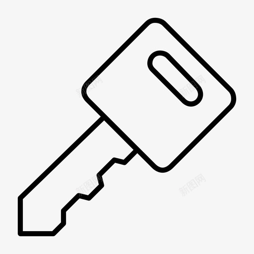 钥匙安全电源图标svg_新图网 https://ixintu.com 安全 展示件 挂锁 材料 物品 电源 薄 钥匙 锁