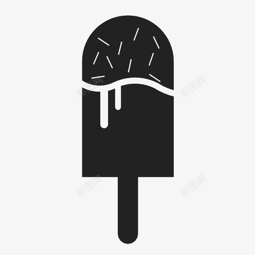 冰棒冰棍甜点图标svg_新图网 https://ixintu.com 冰棍 冰棒 冷冻 夏季 浇头 甜点 食物