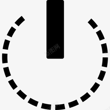 电源符号变体标志商务包图标图标