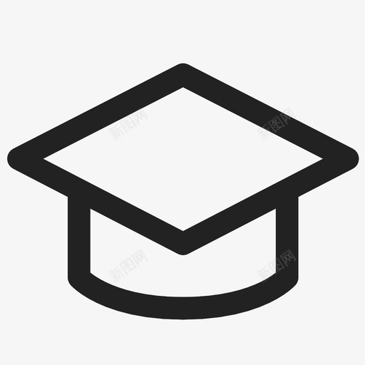 毕业盛典帽子图标svg_新图网 https://ixintu.com 仪式 学院 完成 帽子 文凭 毕业 环境 盛典