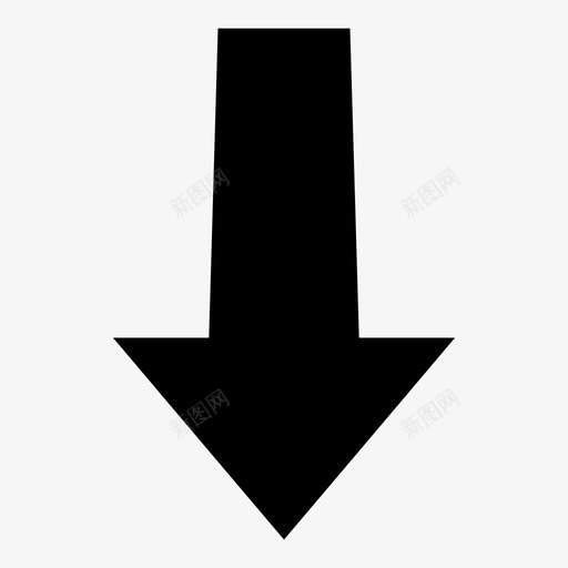 向下加号移动图标svg_新图网 https://ixintu.com 下载 信号 删除 前进 加号 向下 指示 方向 移动 箭头