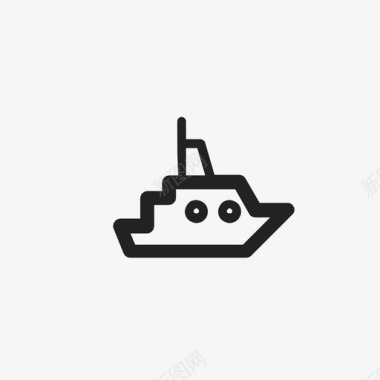快艇船交通工具图标图标