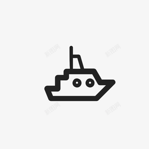 快艇船交通工具图标svg_新图网 https://ixintu.com 交通工具 好 帆船 快艇 水上运动 爱情 玩具 船