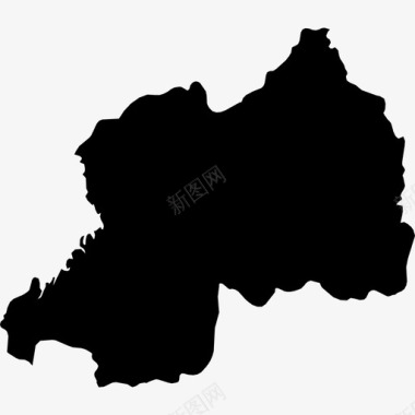 卢旺达非洲国家图标图标
