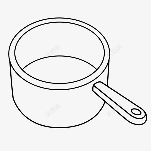 锅材料大锅图标svg_新图网 https://ixintu.com 厨房 大锅 展示件 材料 烹饪 物品 碗 锅 陶器 食物 饮食