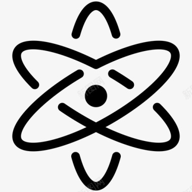 原子科学原子核图标图标
