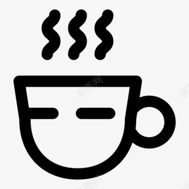 咖啡早餐可可图标图标