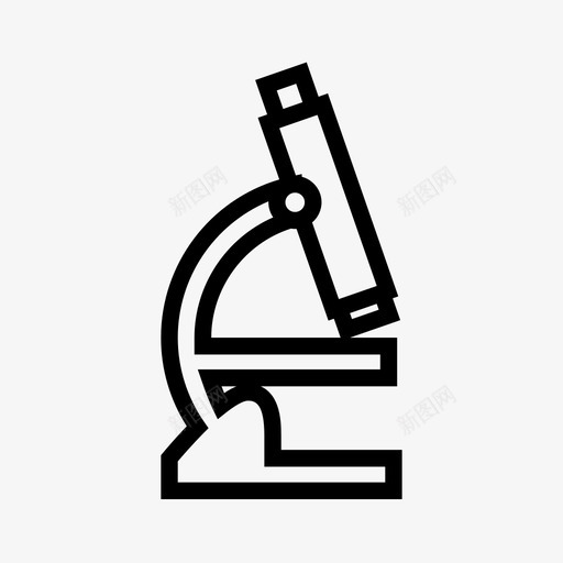 显微镜放大镜观察镜图标svg_新图网 https://ixintu.com 仪器 化学 医学 实验 实验室 放大镜 显微镜 检验 科学 观察镜