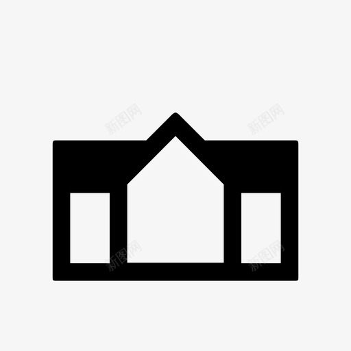 家庭之家开始认真图标svg_新图网 https://ixintu.com 家庭之家 建筑 开始 开放 房子 景观 村庄 生活 简历 认真