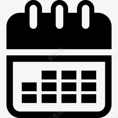 日历工具界面符号用于时间管理和组织日历图标图标