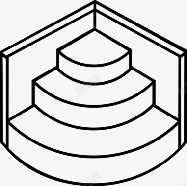 层次结构堆栈图标图标