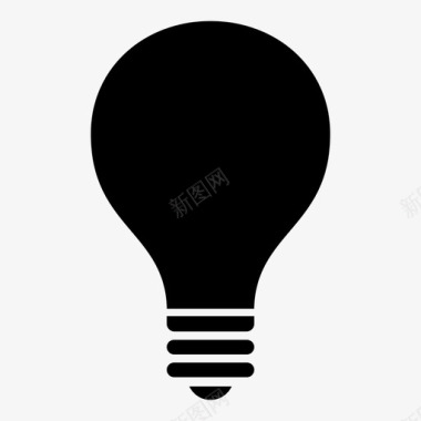 灯泡售出电源图标图标