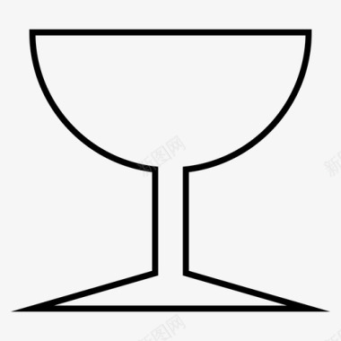 玻璃圣杯瓷器图标图标