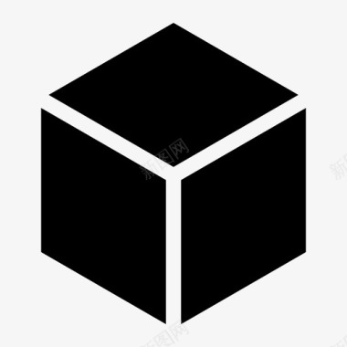 立方体不保留图标图标