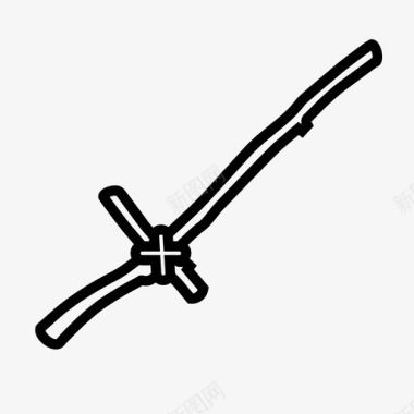 棒剑伤感骑士图标图标