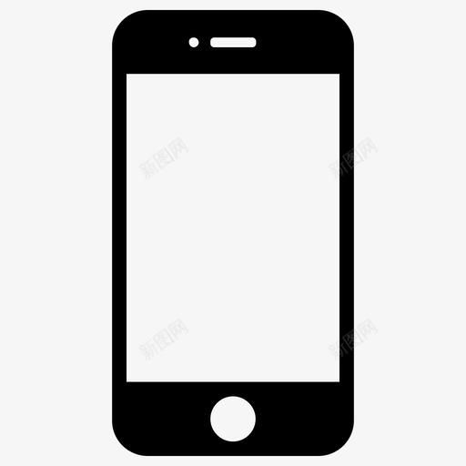 黑色iphone展示件手机图标svg_新图网 https://ixintu.com 展示件 手机 文章 智能手机 智能手机iphone苹果智能手机 材料 物品 苹果 黑色iphone
