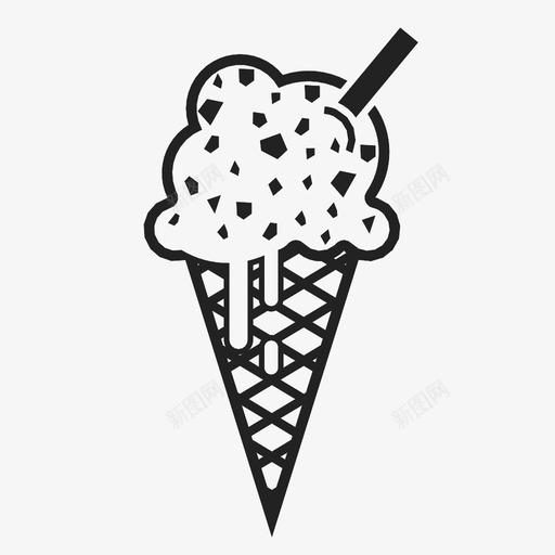 冰淇淋筒减量更多图标svg_新图网 https://ixintu.com 冰淇淋筒 冷 减量 向前 夏季 新鲜 更多 添加 甜点 食物
