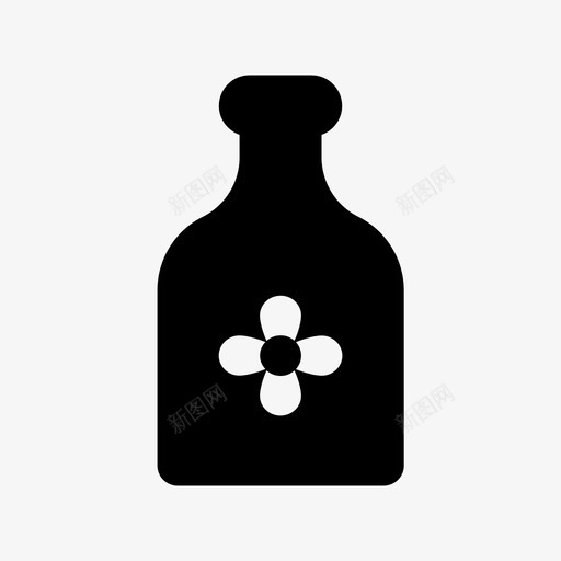 香水瓶气味玻璃图标svg_新图网 https://ixintu.com 乐趣 打破 气味 玻璃 精油 美容和温泉材料设计图标 芳香瓶 香水 香水瓶