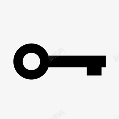 钥匙关键字锁图标图标
