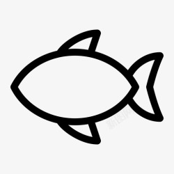 生鳕鱼鱼水生鳕鱼图标高清图片