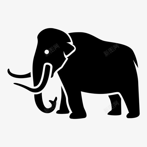 猛犸象已售史前图标svg_新图网 https://ixintu.com hold 不 侏罗纪 动物 史前 史前动物 大胆 大象 已售 猛犸象 羊毛 黄金