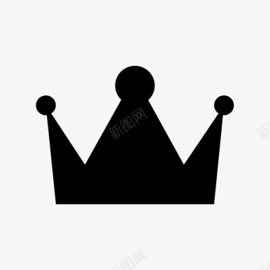 皇冠头饰王权图标图标