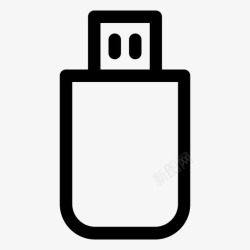 USB显示usb计算机部件设备图标高清图片