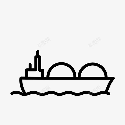 油轮船船信使图标svg_新图网 https://ixintu.com 信使 油轮船 班轮 船 货船 运输