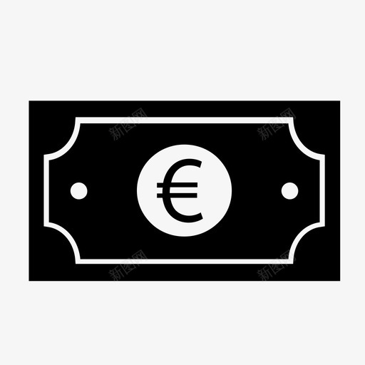 货币现金美分图标svg_新图网 https://ixintu.com 价格 欧元 现金 票据 美分 货币 金融 零钱