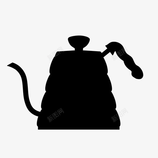 水壶加多个图标svg_新图网 https://ixintu.com 删除 加 另一个 多个 家 水壶 添加 热水 热水壶 茶壶 锅炉