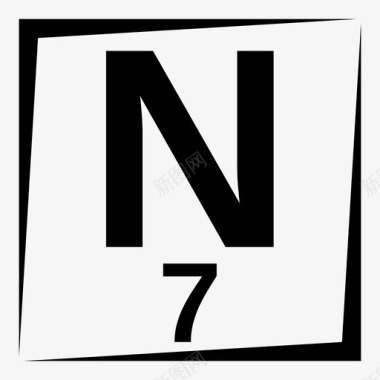 氮元素图标图标